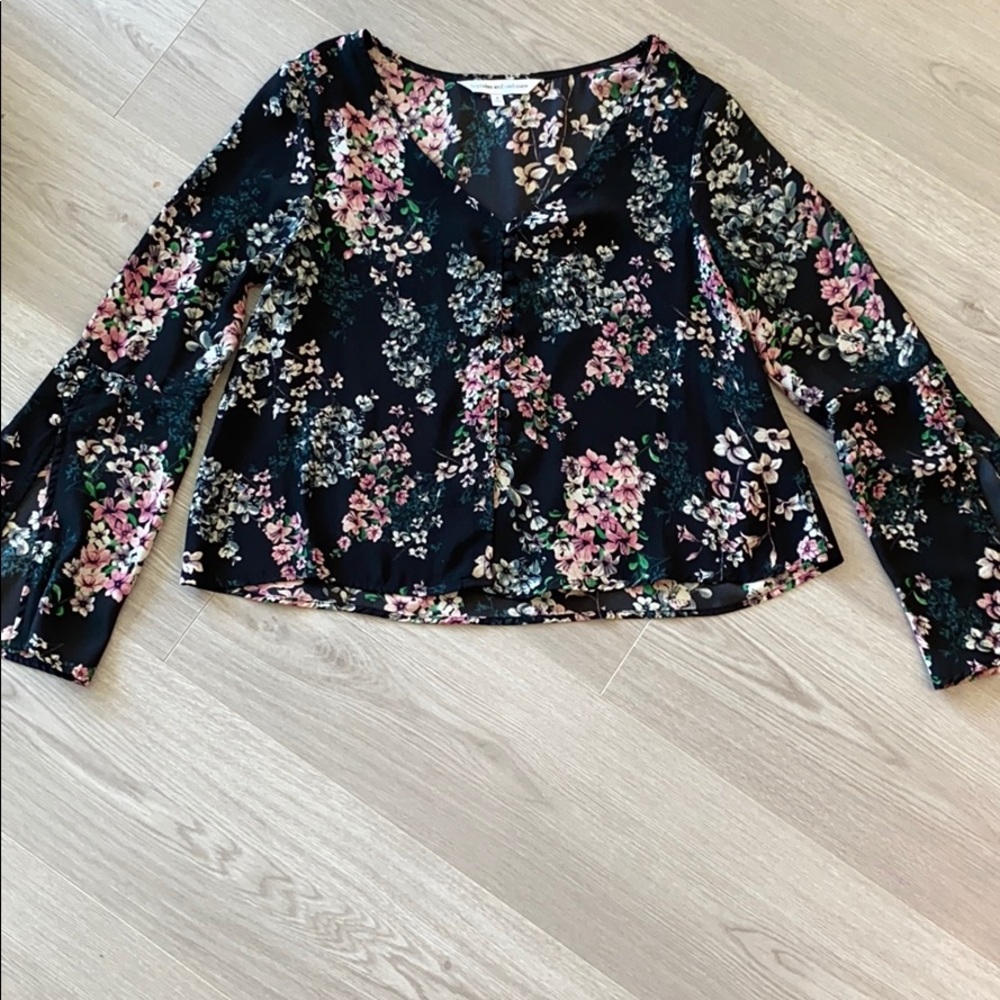 Cupcakes and Cashmere Floral Top